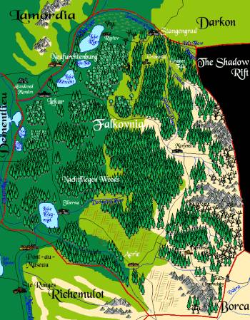 Falkovnia map