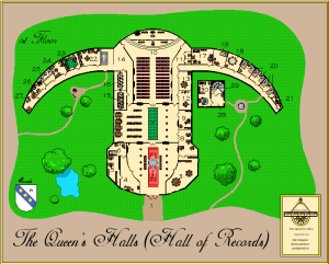 The Queen's Halls map