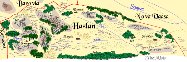 Hazlan map