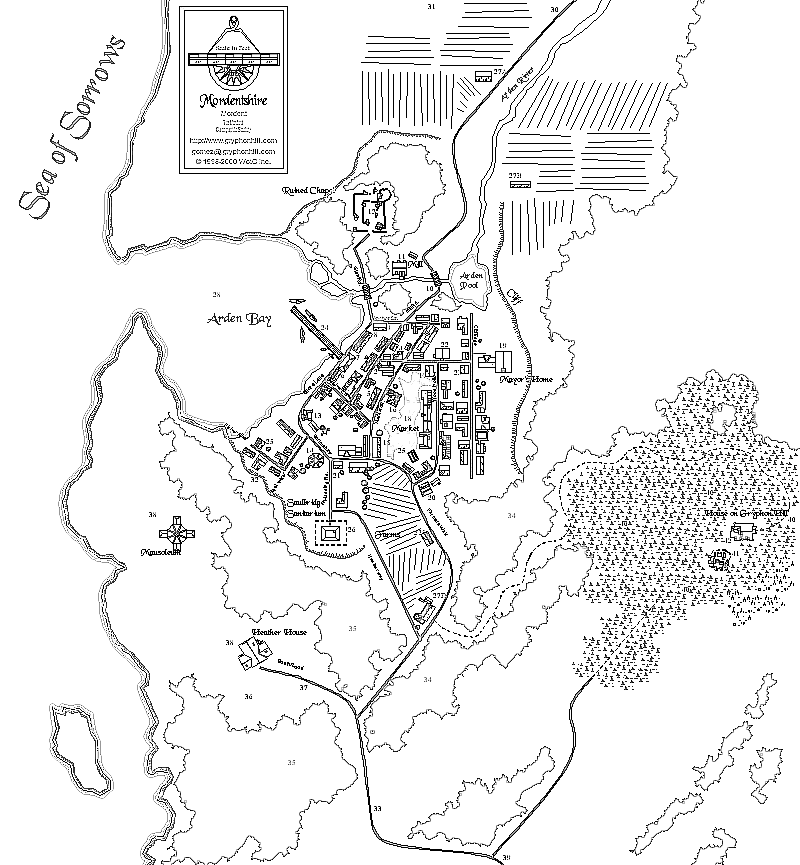 Mordentshire map