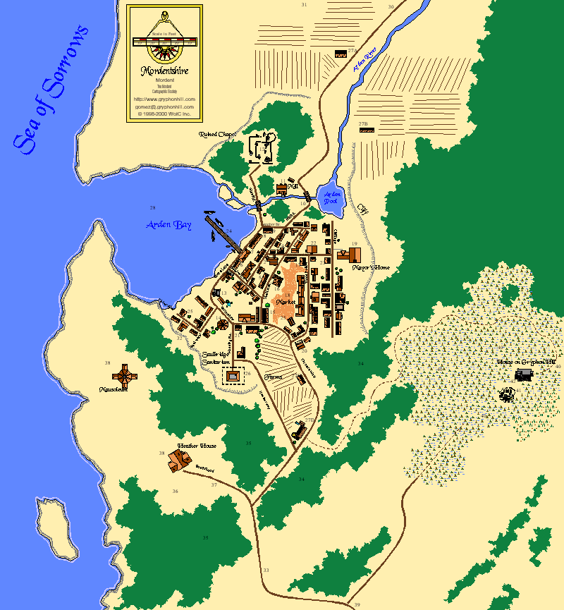Mordentshire map