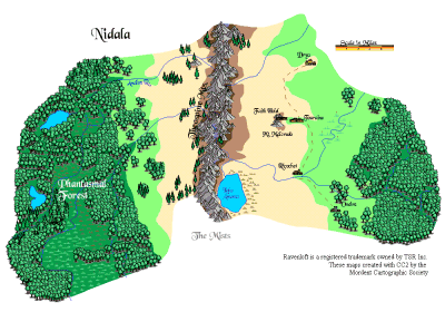Nidala map