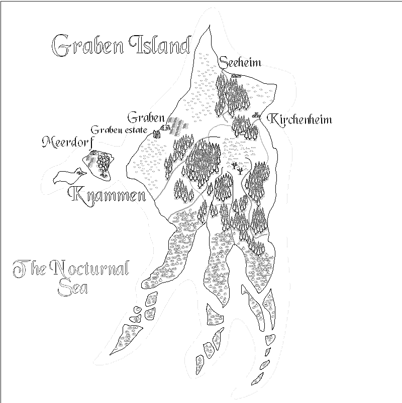 Graben Island map