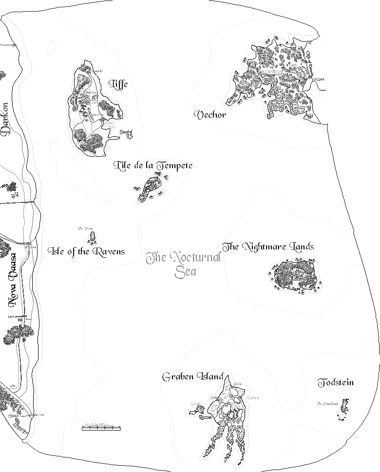 The Nocturnal Sea map