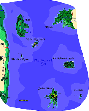 Nocturnal Sea map