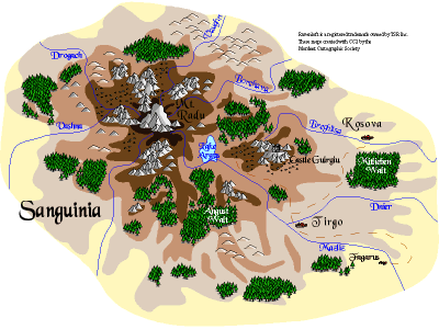 Sanguinia map