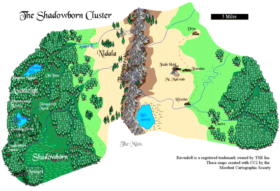 Shadowborn Cluster map