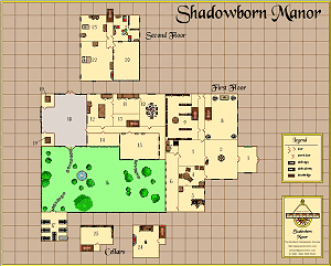 Shadowborn Manor map
