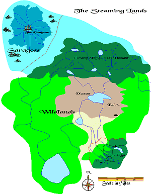 Steaming Lands map, proposal A