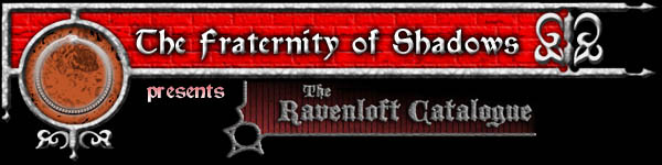 The Ravenloft Catalogue
