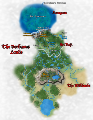 Verdurous Lands Map By David Gibson