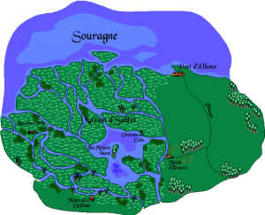 Souragne Map By Mordent Cartographic Society