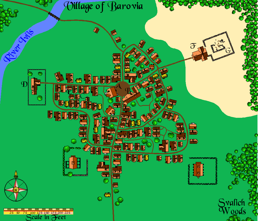 Barovia map