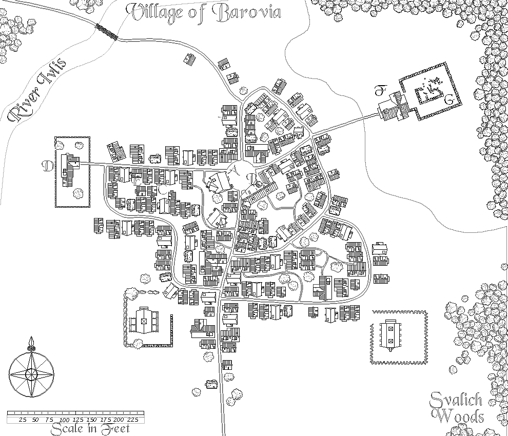 Barovia map
