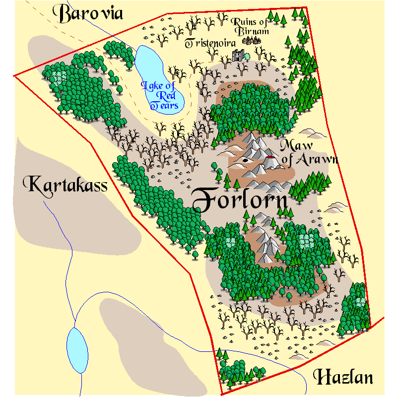 Forlorn map