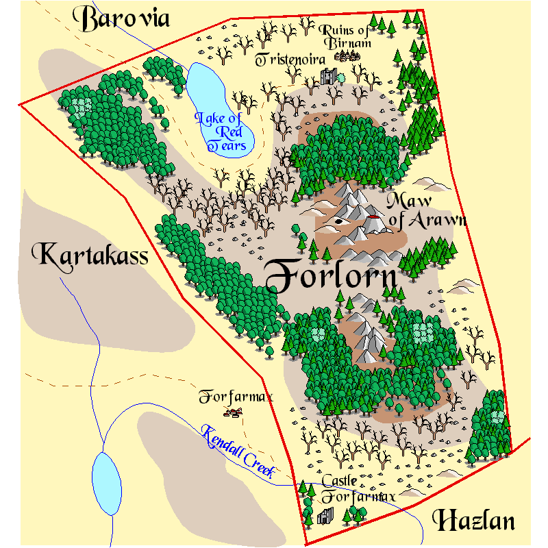 Forlorn map