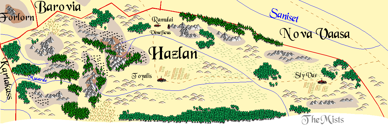 Hazlan map