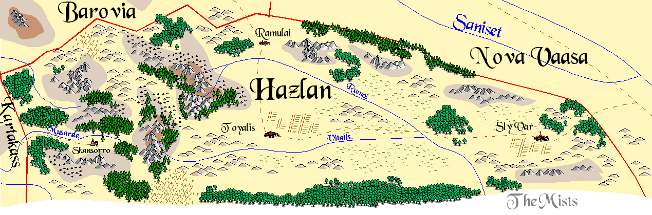 Hazlan map