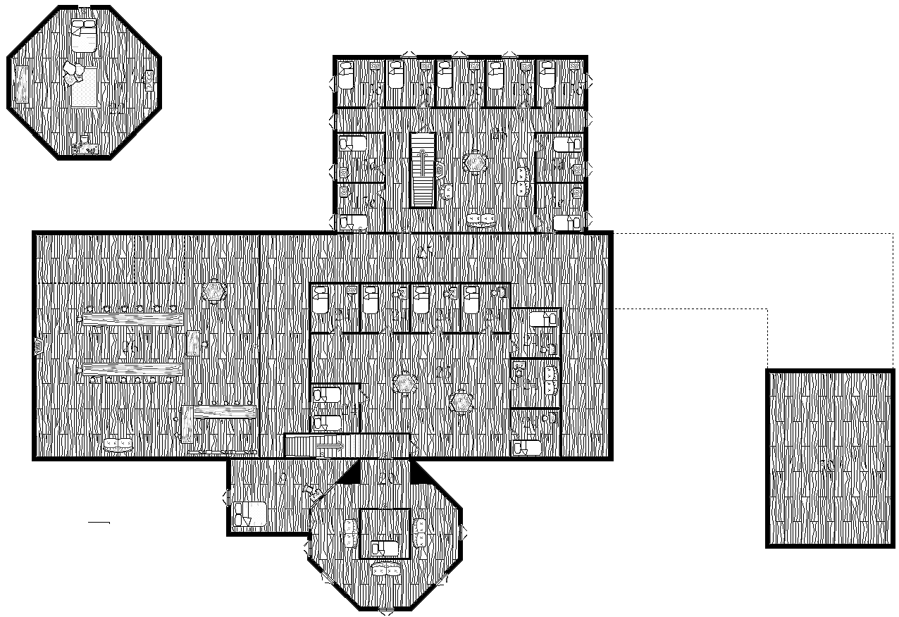Kartakan Inn - Second floor map