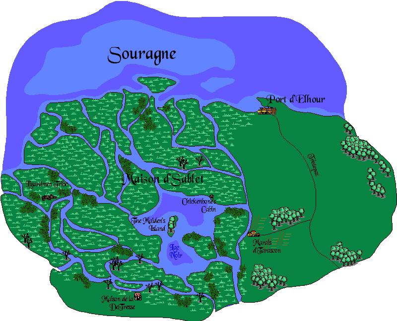 Souragne map