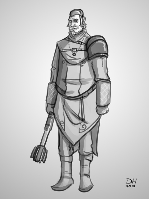 Why no, I didn't start this whole miniseries of commissions just so that one could boast a portrait of my very own namesake - that's just a Bonus!