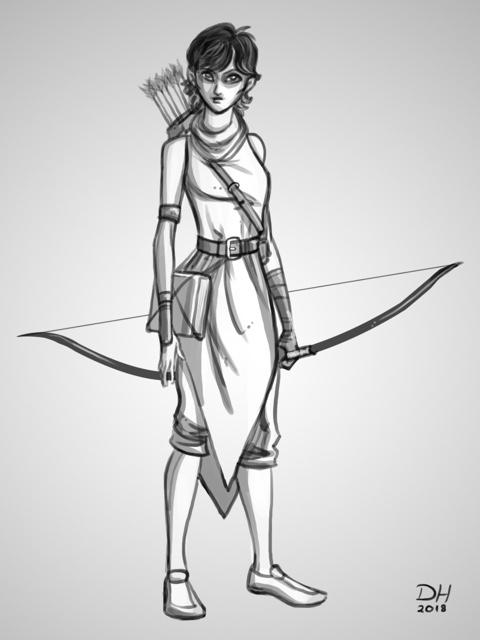 Orders? She's a sorceress not a waitress!